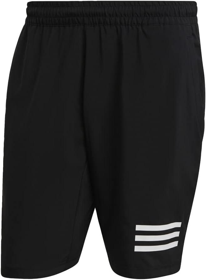 imageadidas Mens Club Tennis 3Stripes ShortsBlackWhite