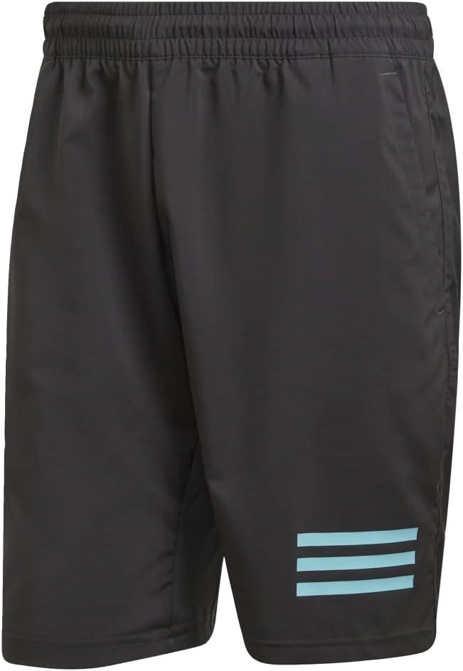 imageadidas Mens Club Tennis 3Stripes ShortsGreyPulse Aqua