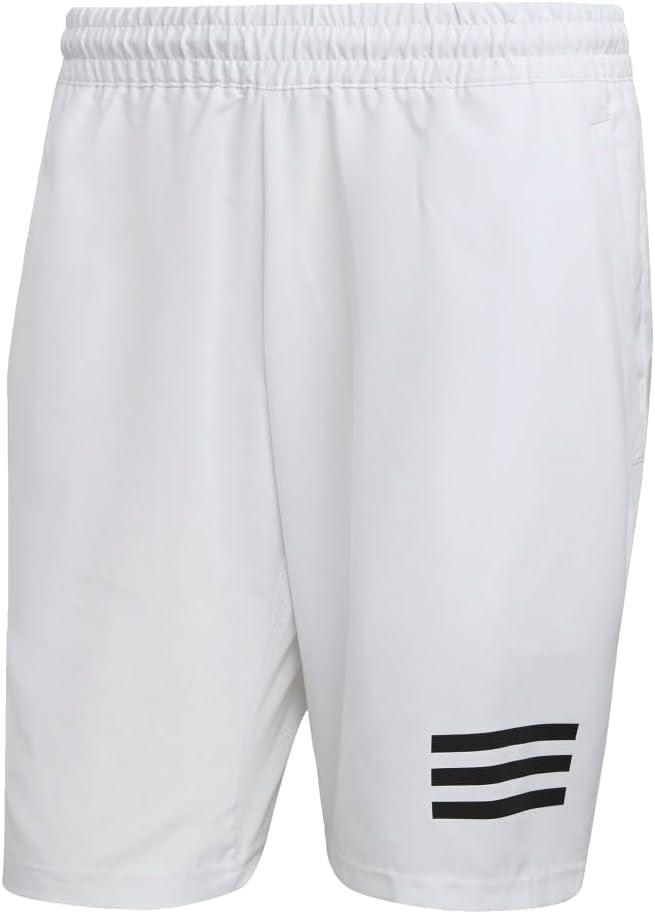 imageadidas Mens Club Tennis 3Stripes ShortsWhiteBlack