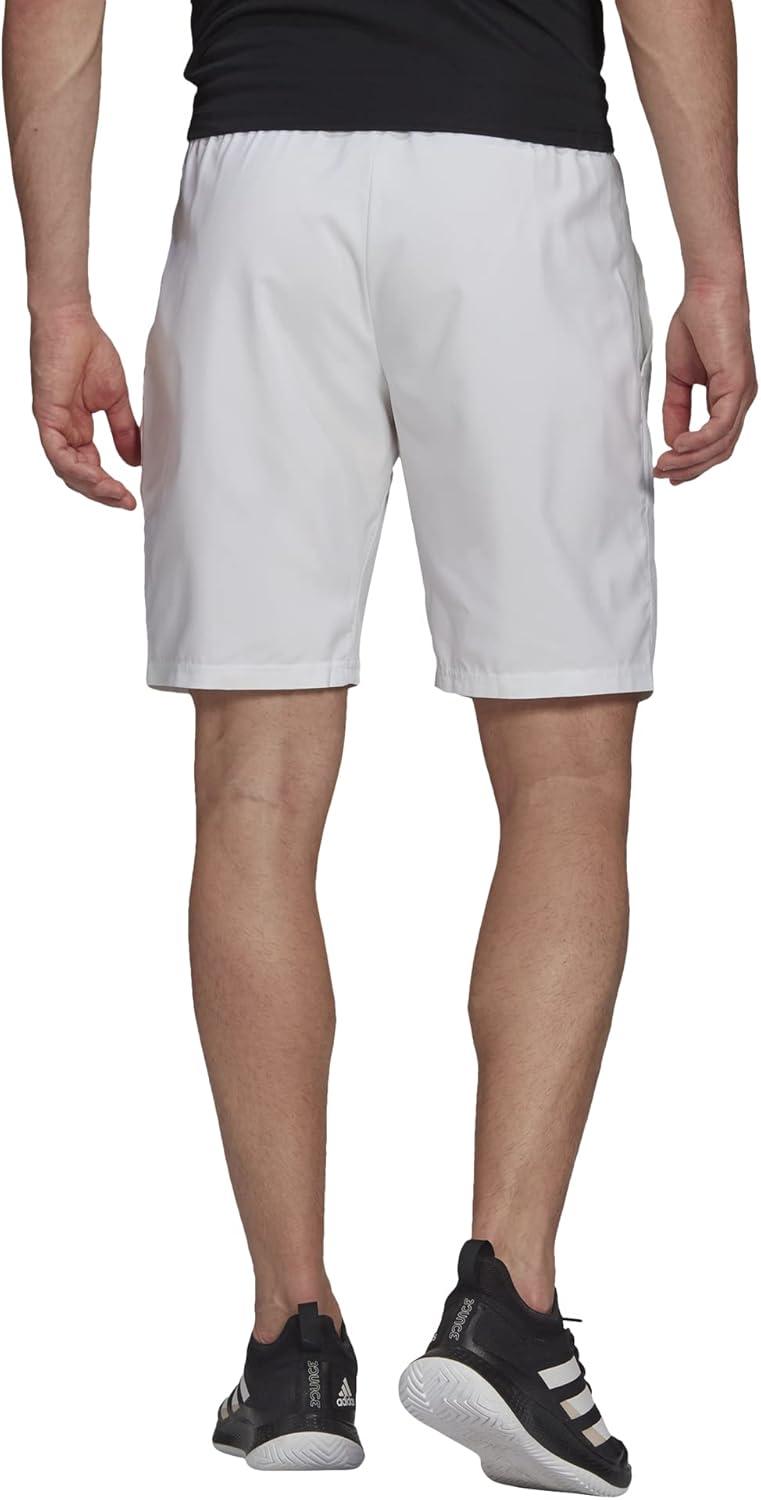 imageadidas Mens Club Tennis 3Stripes ShortsWhiteBlack