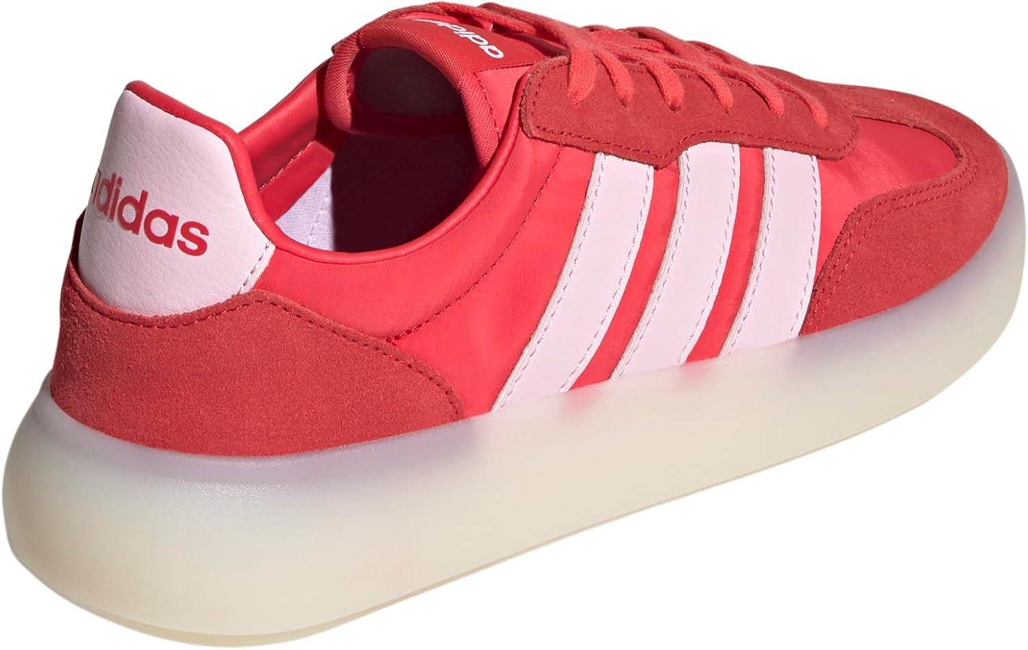 imageadidas Womens Barreda Decode SneakerPure RubySemi Lucid RedClear Pink
