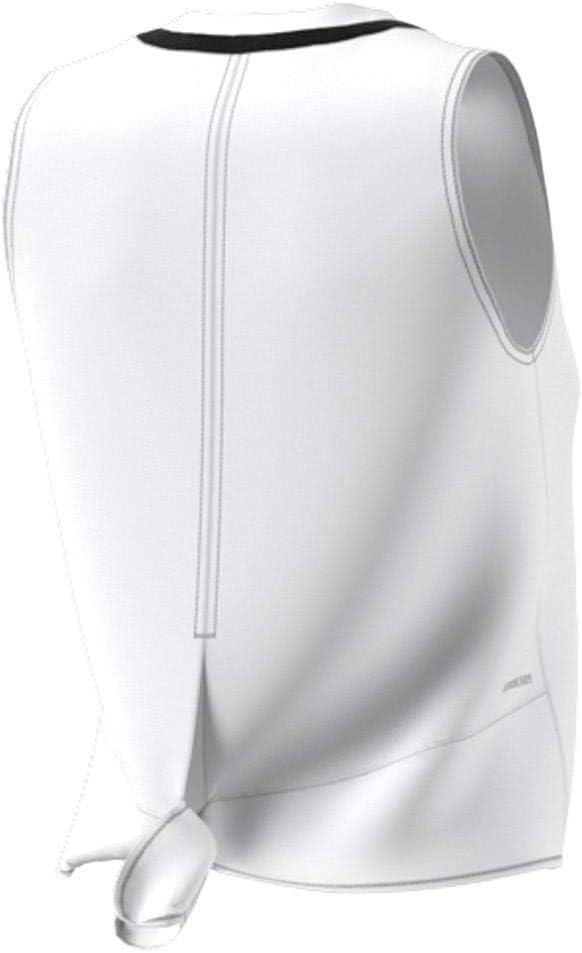 imageadidas Womens Club Knotted Tennis Tank TopWhiteBlack