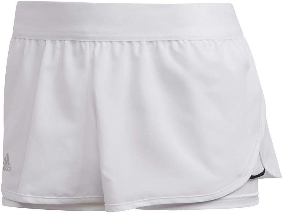 imageadidas Womens Club ShortsWhiteMatte SilverBlack