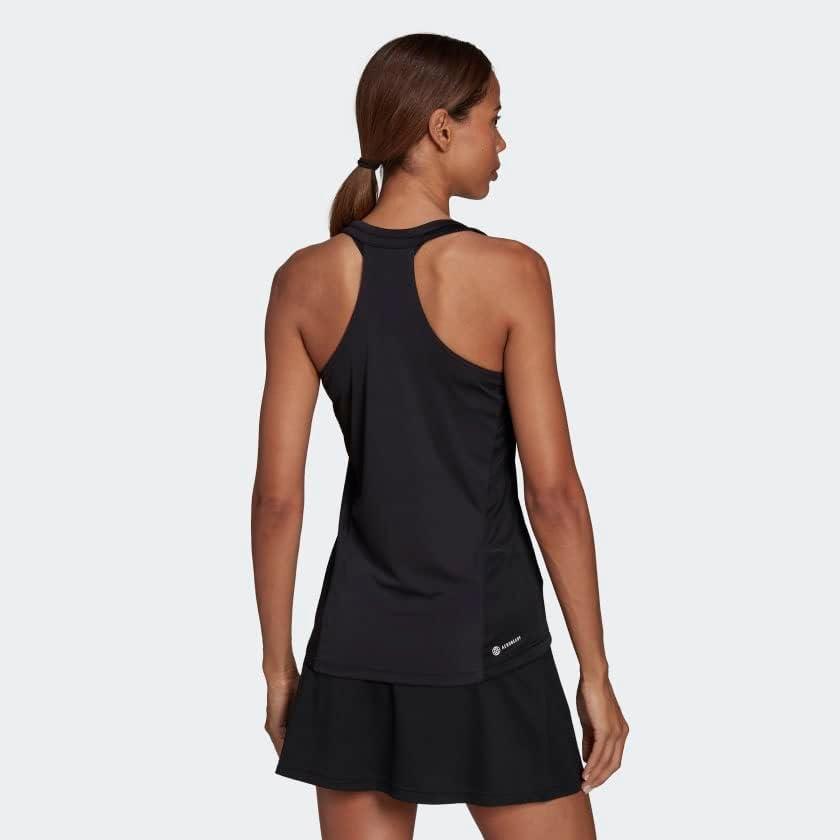 imageadidas Womens Club Tennis TankBlackWhite