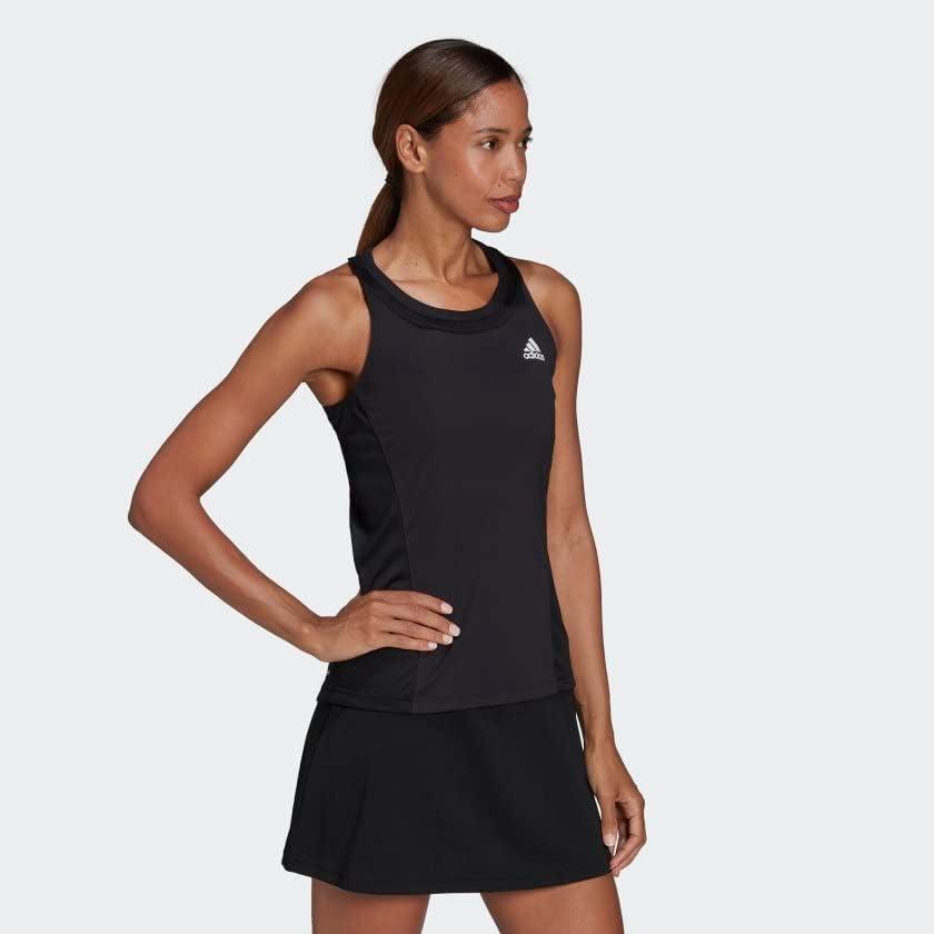 imageadidas Womens Club Tennis TankBlackWhite
