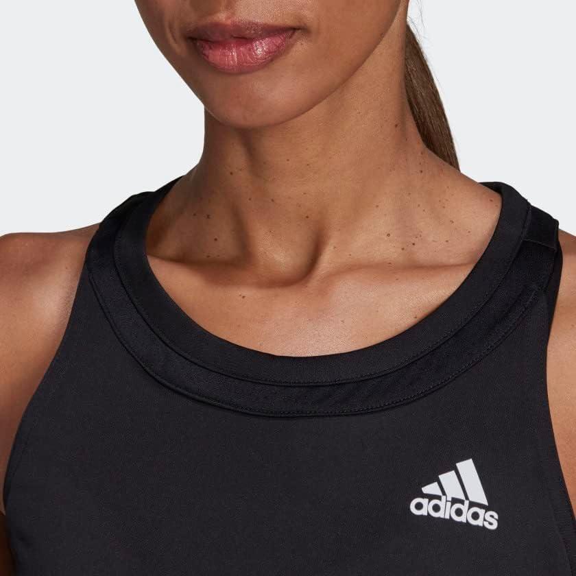 imageadidas Womens Club Tennis TankBlackWhite