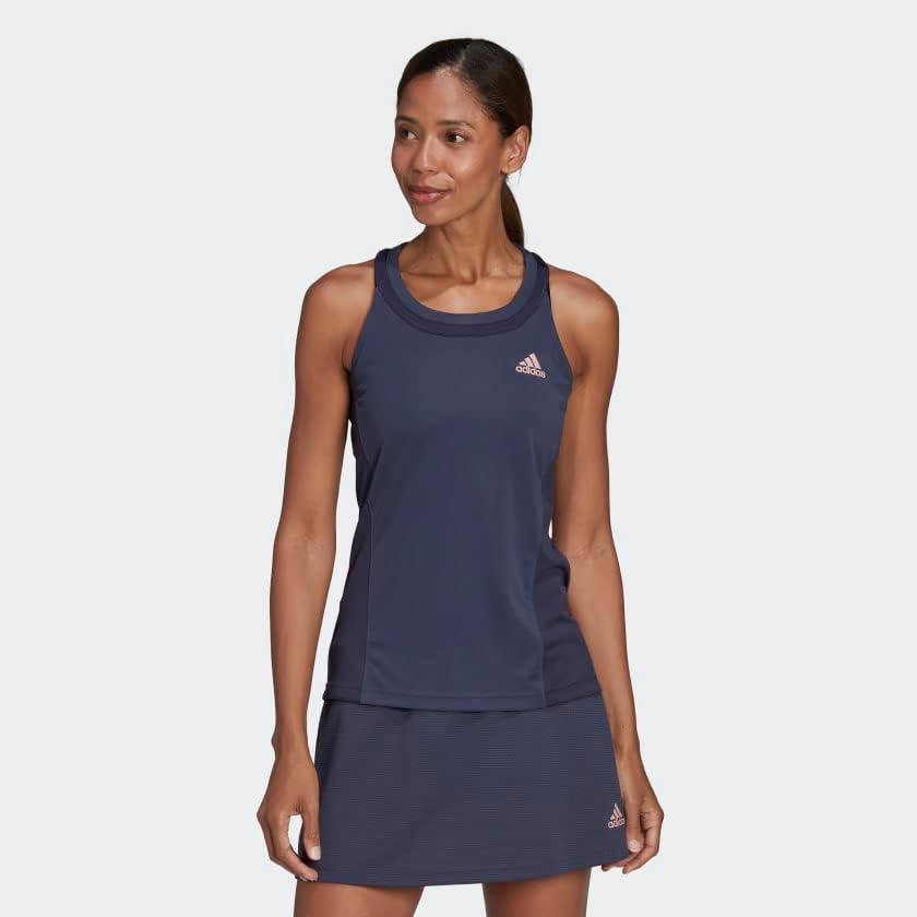 imageadidas Womens Club Tennis TankShadow NavyWonder Mauve