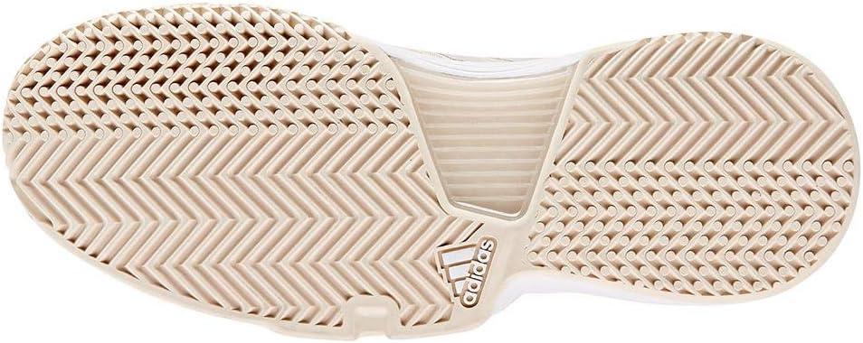 imageadidas Womens Courtjam Bounce Tennis ShoeLinenGreyWhite
