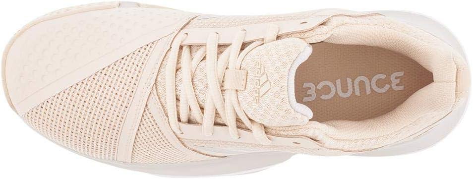 imageadidas Womens Courtjam Bounce Tennis ShoeLinenGreyWhite