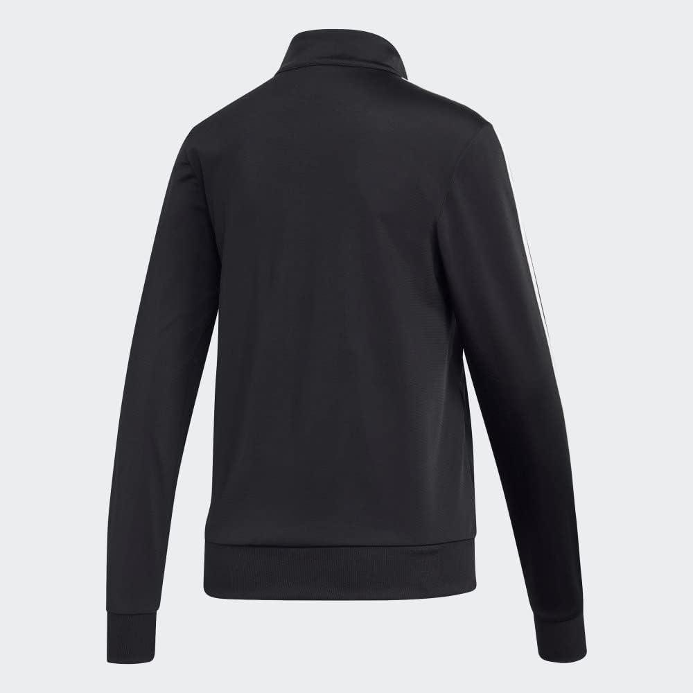 imageadidas Womens Essentials 3Stripe Track JacketBlackWhite