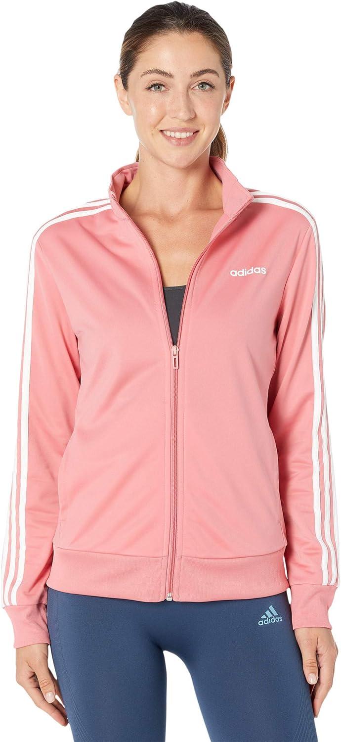 imageadidas Womens Essentials 3Stripe Track JacketHazy Rose