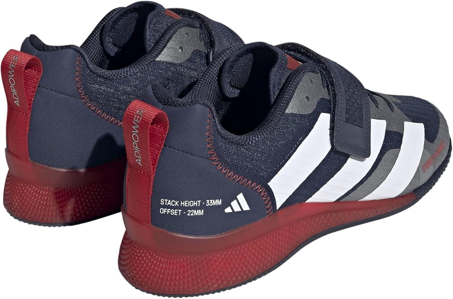 imageadidas Womens Shoes Adipower Weightlifting 3 Team Navy BlueWhiteBetter Scarlet Mens 85 95 MediumNavyWhiteScarlet