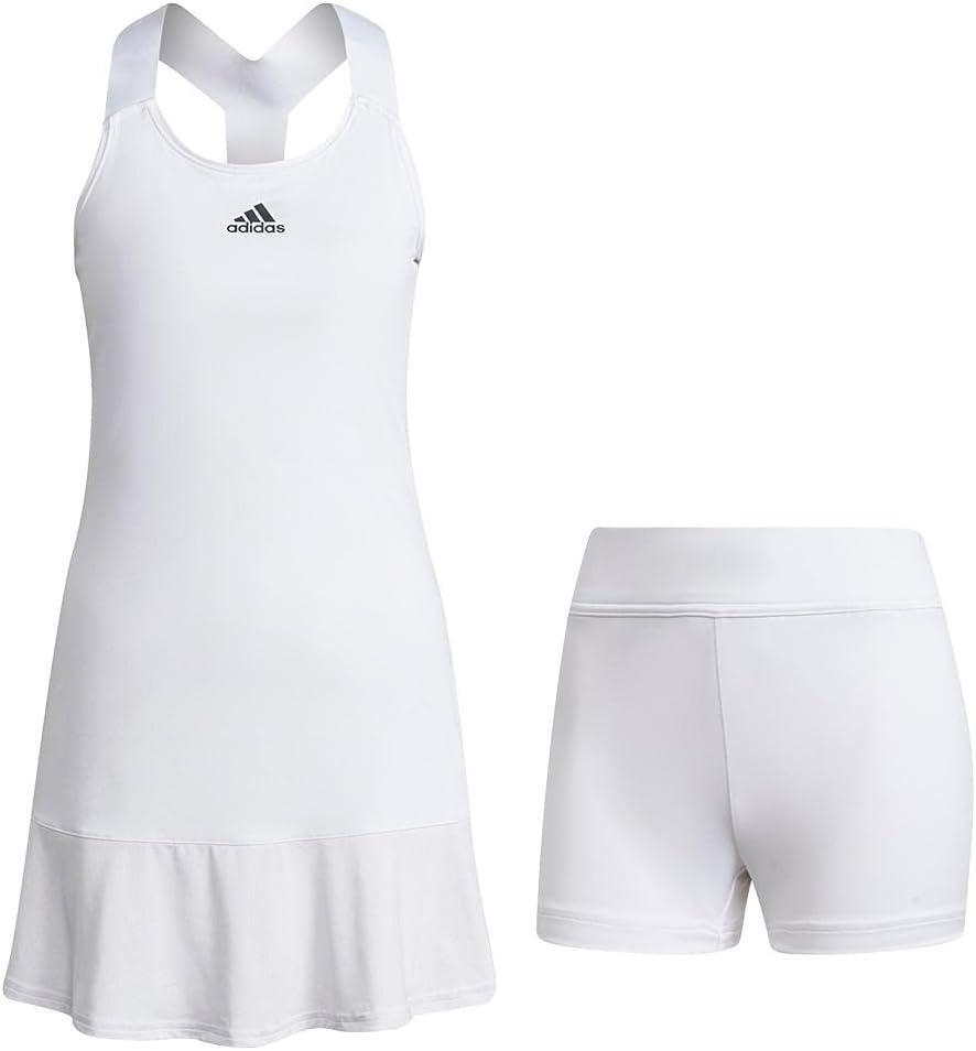 imageadidas Womens Tennis Dress AeroreadyWhiteBlack