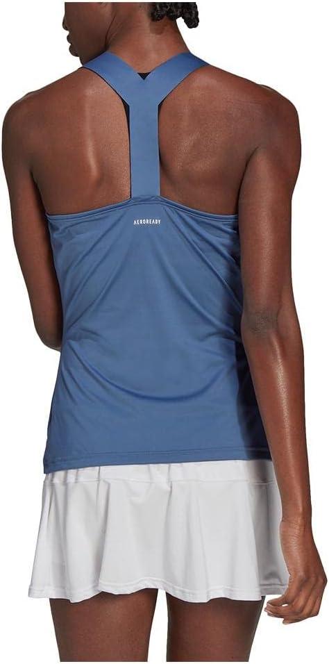 imageadidas Womens Tennis Tank AeroreadyCrew BlueWhite