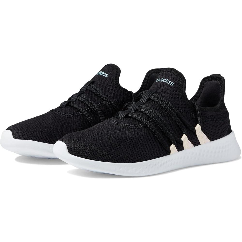 imageadidas Womens Puremotion Adapt 20 SneakersBlackBliss OrangeClear Pink