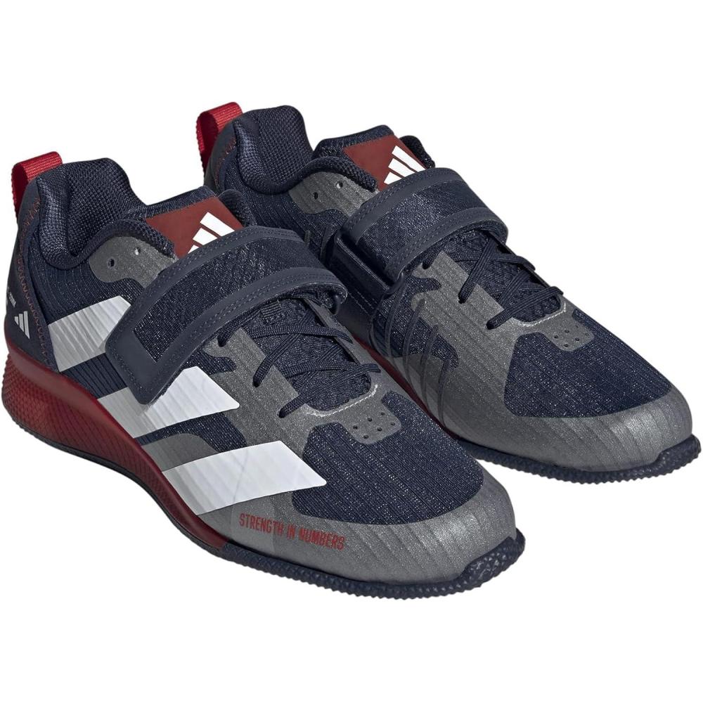 imageadidas Womens Shoes Adipower Weightlifting 3 Team Navy BlueWhiteBetter Scarlet Mens 85 95 MediumNavyWhiteScarlet