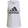 imageAdidas Womens BlackWhite Big Logo Tank Top  MediumWhiteBlack