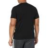 imageadidas Mens Aero 3S Crew Neck Short Sleeve Athletic Training Casual Tops Casual  WhiteBlackWhite