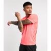 imageadidas Mens Aero 3S Crew Neck Short Sleeve Athletic Training Casual Tops Casual  WhiteSignal Pink