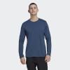 imageadidas Mens Aeroready Designed 2 Move Feelready Sport Long Sleeve TeeCrew NavyBlack