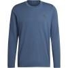 imageadidas Mens Aeroready Designed 2 Move Feelready Sport Long Sleeve TeeCrew NavyBlack