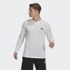 imageadidas Mens Aeroready Designed 2 Move Feelready Sport Long Sleeve TeeWhite