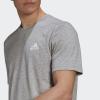 imageadidas Mens Aeroready Designed 2 Move Feelready Sport TeeMedium Grey Heather  White