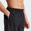 imageadidas Mens Classic 3Stripes Swim ShortsBlack  Lucid Lemon