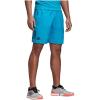 imageadidas Mens Club Tennis 3Stripes ShortsShock CyanBlack