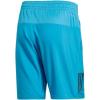imageadidas Mens Club Tennis 3Stripes ShortsShock CyanBlack