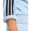 imageadidas Mens Essentials 3Stripes Fleece SweatshirtBlueBlack
