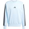 imageadidas Mens Essentials 3Stripes Fleece SweatshirtBlueBlack
