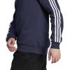 imageadidas Mens Essentials 3Stripes Fleece SweatshirtLegend Ink