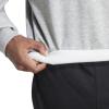 imageadidas Mens Essentials 3Stripes Fleece SweatshirtMedium Grey Heather