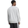 imageadidas Mens Essentials 3Stripes Fleece SweatshirtMedium Grey Heather