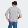 imageadidas Mens Essentials 3Stripes Fleece SweatshirtMedium Grey Heather2021