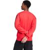 imageadidas Mens Essentials 3Stripes Fleece SweatshirtPure RubyBlack
