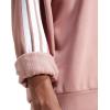imageadidas Mens Essentials 3Stripes Fleece SweatshirtWarm ClayWhite