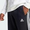 imageadidas Mens Essentials 3Stripes Regular Tricot PantsBlack