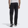 imageadidas Mens Essentials 3Stripes Regular Tricot PantsBlackBlack
