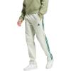 imageadidas Mens Essentials 3Stripes Regular Tricot PantsLinen Green