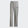 imageadidas Mens Essentials 3Stripes Regular Tricot PantsMedium Grey Heather