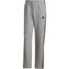 imageadidas Mens Essentials 3Stripes Regular Tricot PantsMedium Grey Heather