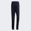 imageadidas Mens Essentials 3Stripes Tapered Tricot PantsInkWhite