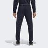 imageadidas Mens Essentials 3Stripes Tapered Tricot PantsInkWhite