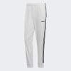 imageadidas Mens Essentials 3Stripes Tapered Tricot PantsWhite