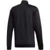 imageadidas Mens Essentials 3Stripes Tricot Track JacketBlackSignal Pink