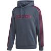 imageadidas Mens Essentials 3Stripes Tricot Track JacketBlackSignal Pink