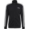 imageadidas Mens Essentials 3Stripes Tricot Track JacketBlackWhite
