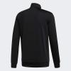 imageadidas Mens Essentials 3Stripes Tricot Track JacketBlackWhite